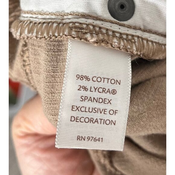 J Jill High-Rise Corduroy Boot-Cut Jeans stretch 16T - Picture 7 of 9